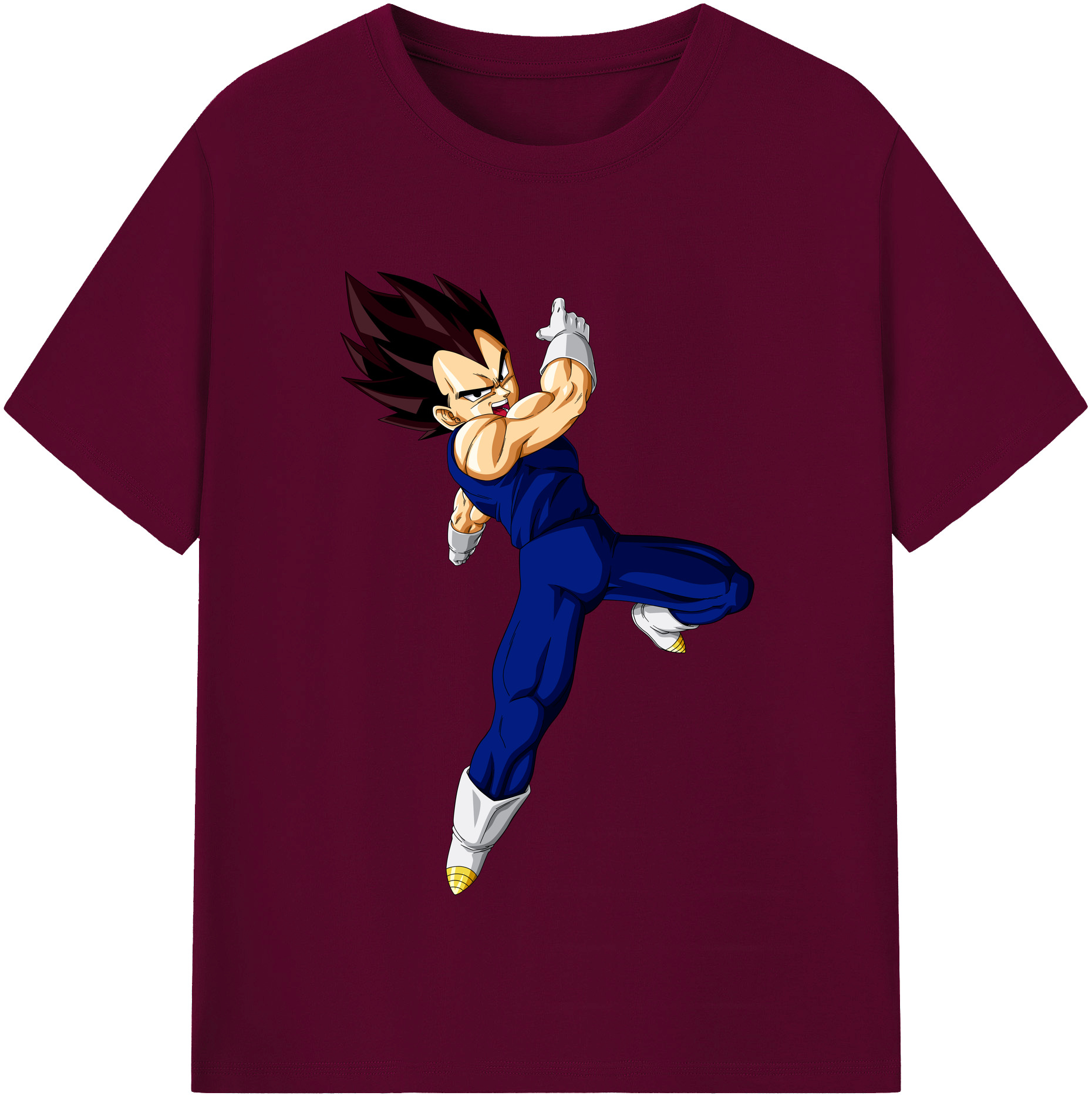 （画像用） ドラゴンボール ベジータ四世（Bejīta Yonsei）DRAGON BALL Vegeta IV レディースカジュアルプリントTシャツ（綿100％）